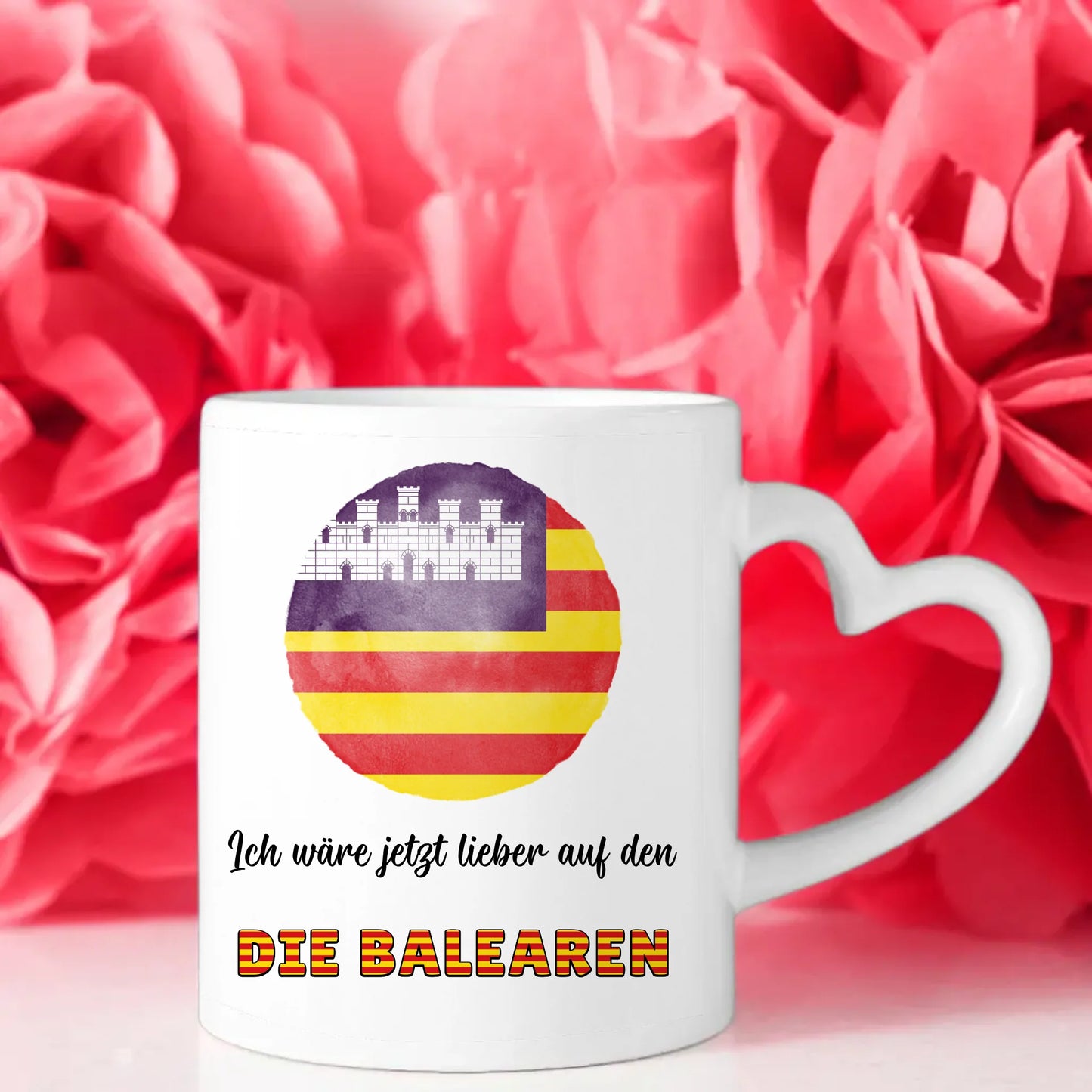 Kaffetasse Wäre jetzt lieber in Die Balearen Tasse Lustig