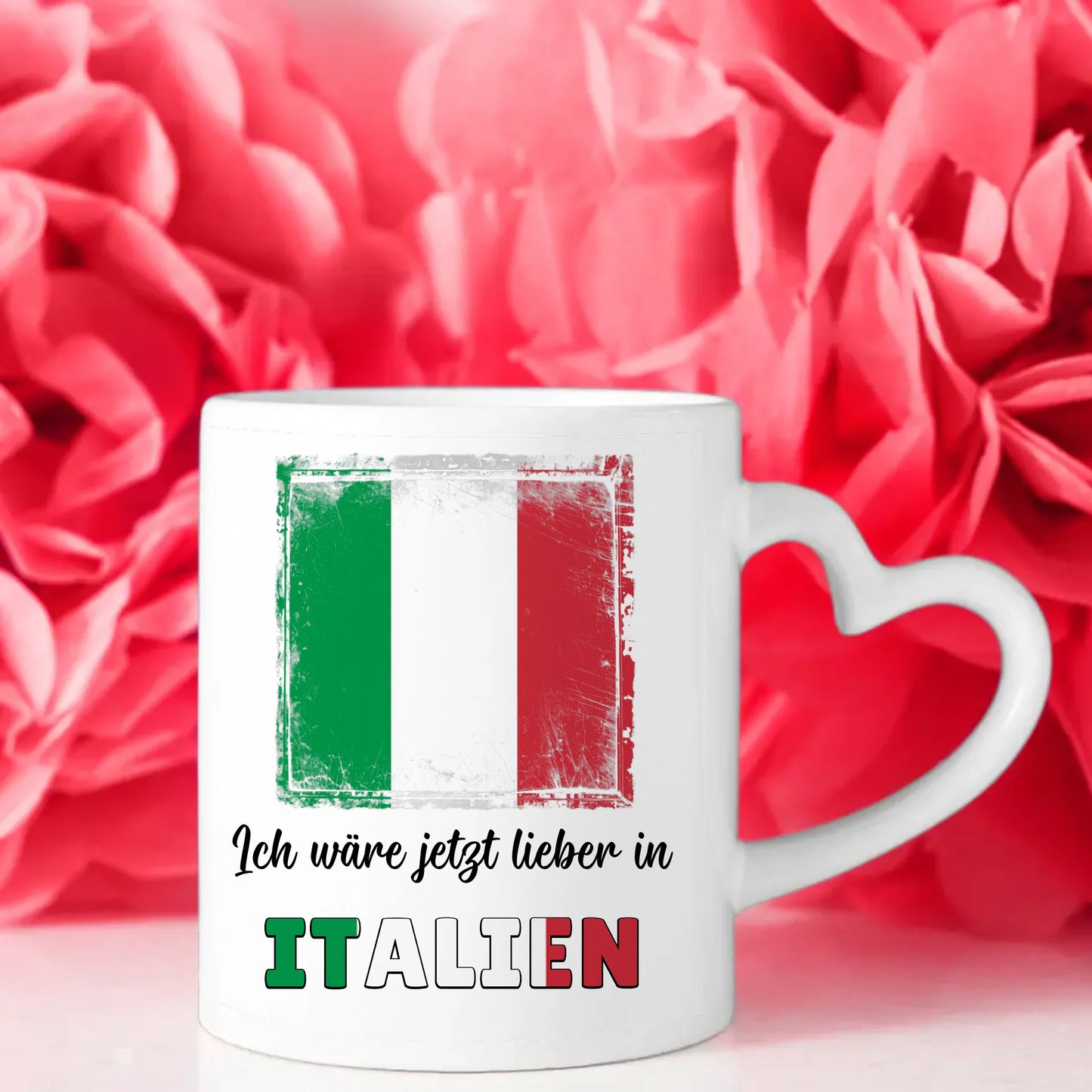 Kaffetasse Wäre jetzt lieber in Italien Tasse Lustig