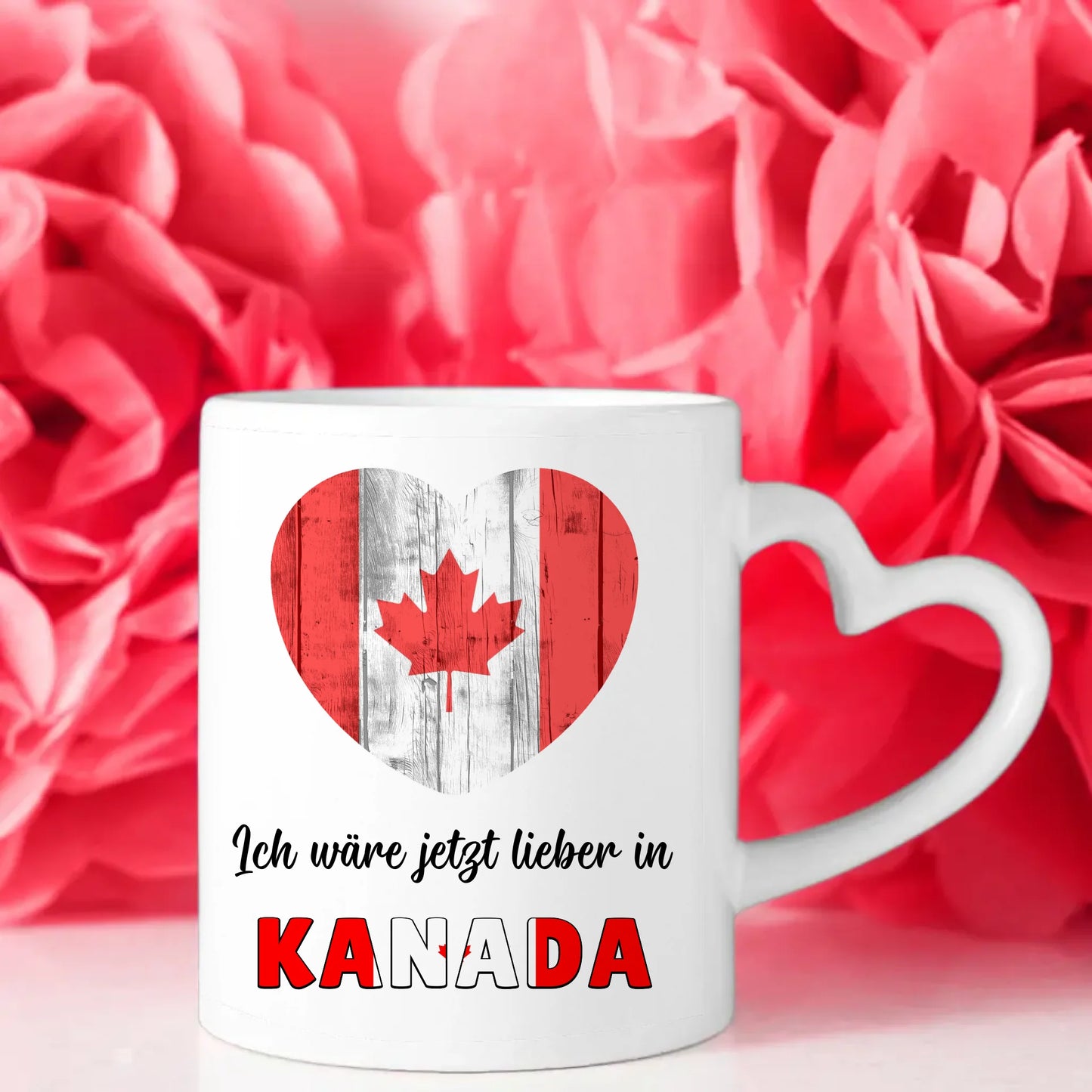 Kaffetasse Wäre jetzt lieber in Kanada Tasse Lustig
