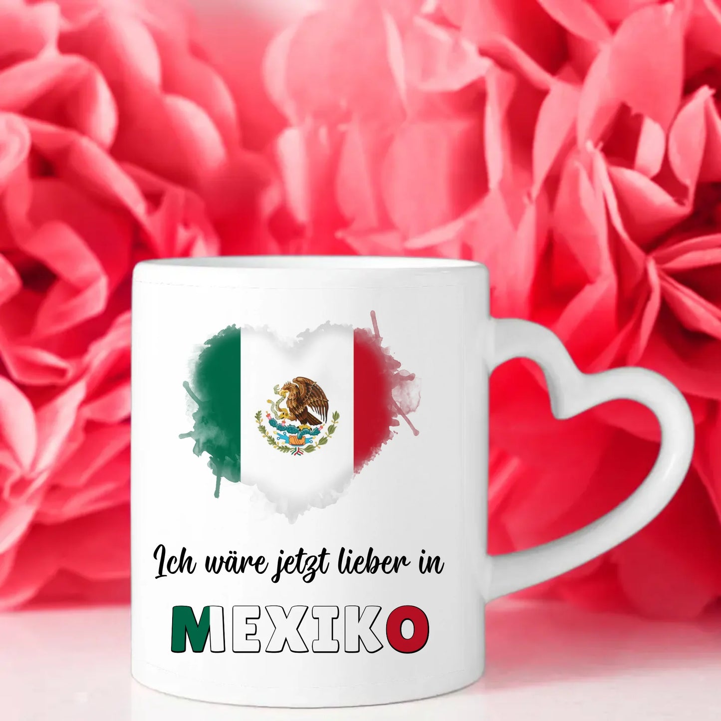 Kaffetasse Wäre jetzt lieber in Mexiko Tasse Lustig