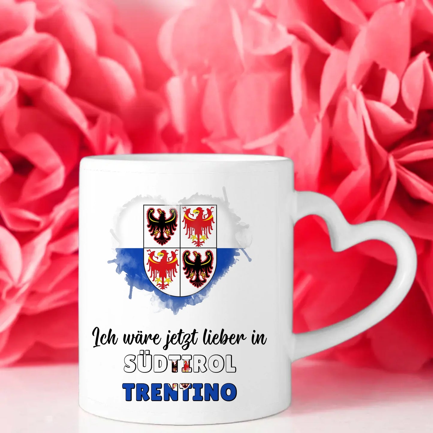 Kaffetasse Wäre jetzt lieber in Südtirol Trentino Tasse Lustig