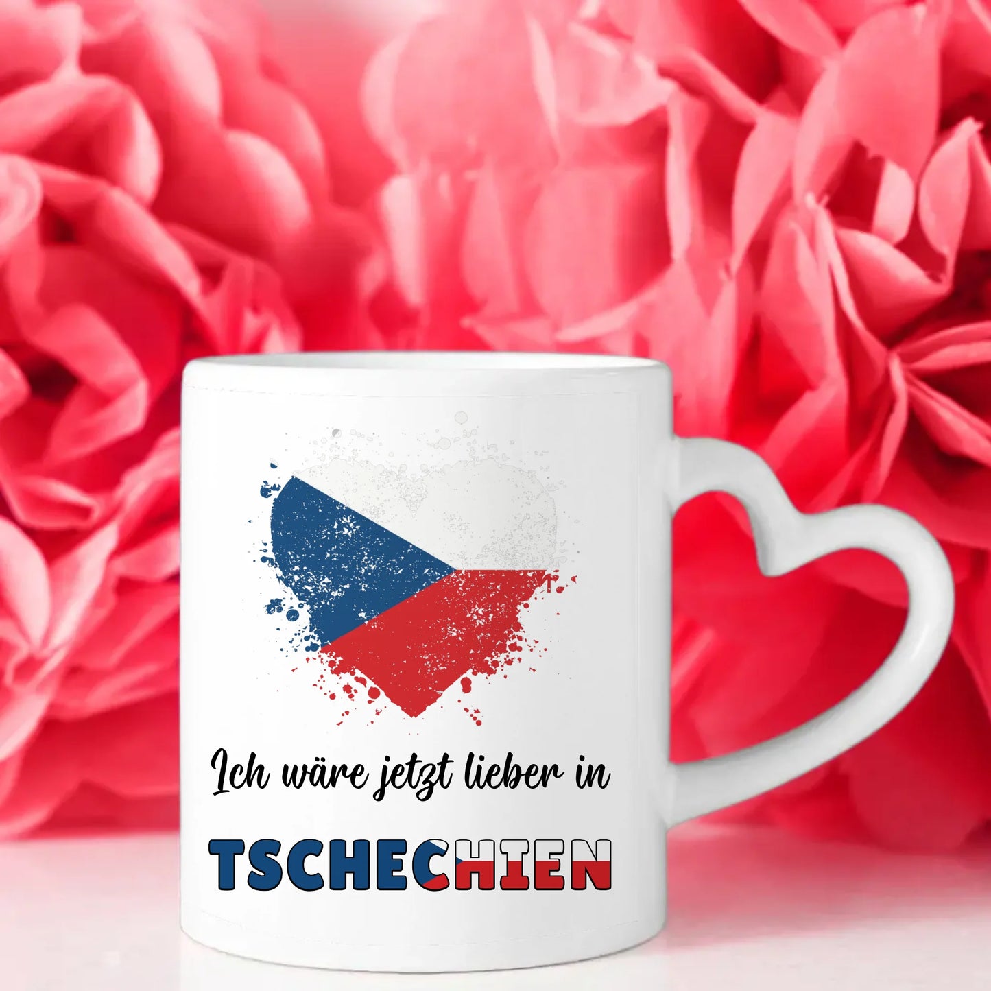 Kaffetasse Wäre jetzt lieber in Tschechien Tasse Lustig