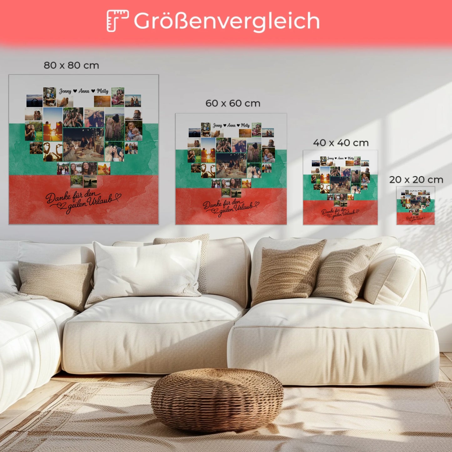 Fotoleinwand Urlaub Beste Freundin Erinnerungen Bulgarien