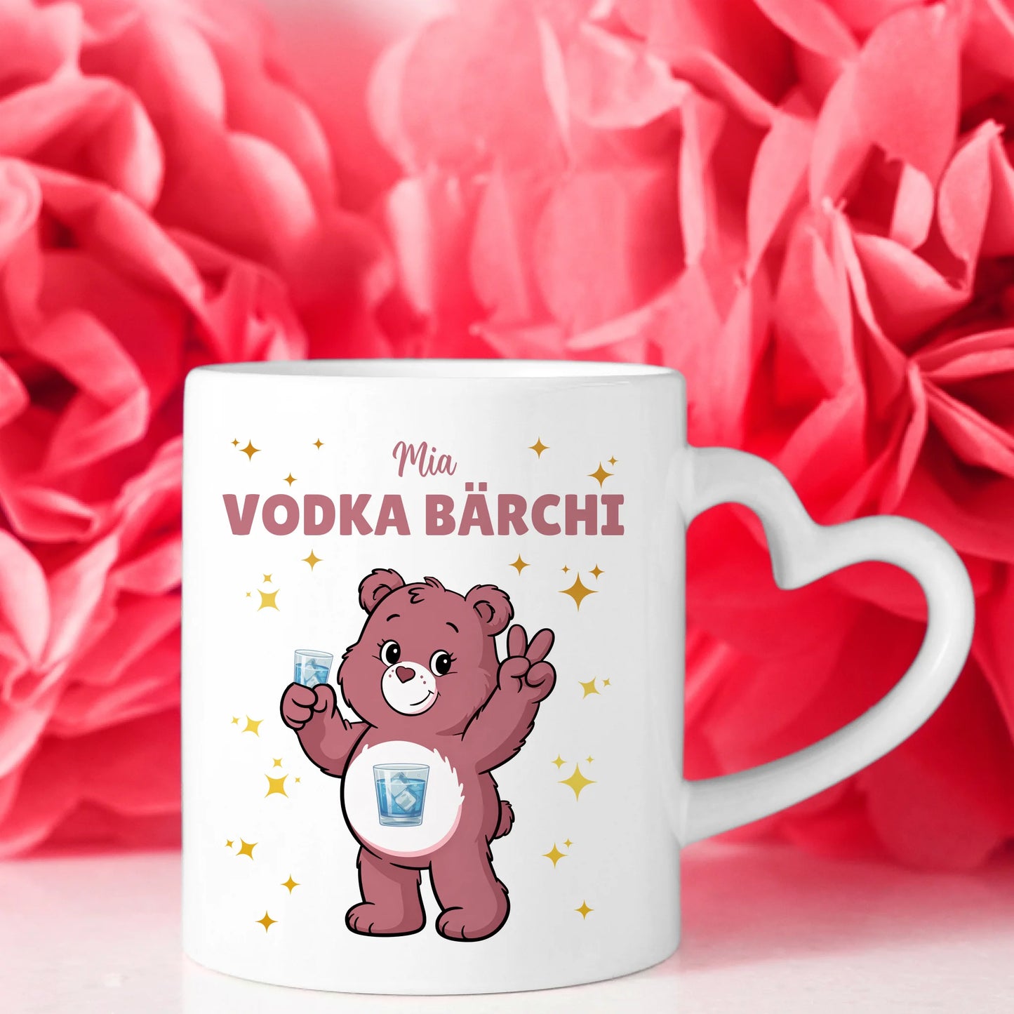 Lustige Saufbärchi Tasse Vodka Bärchi Kaffee Tasse 10