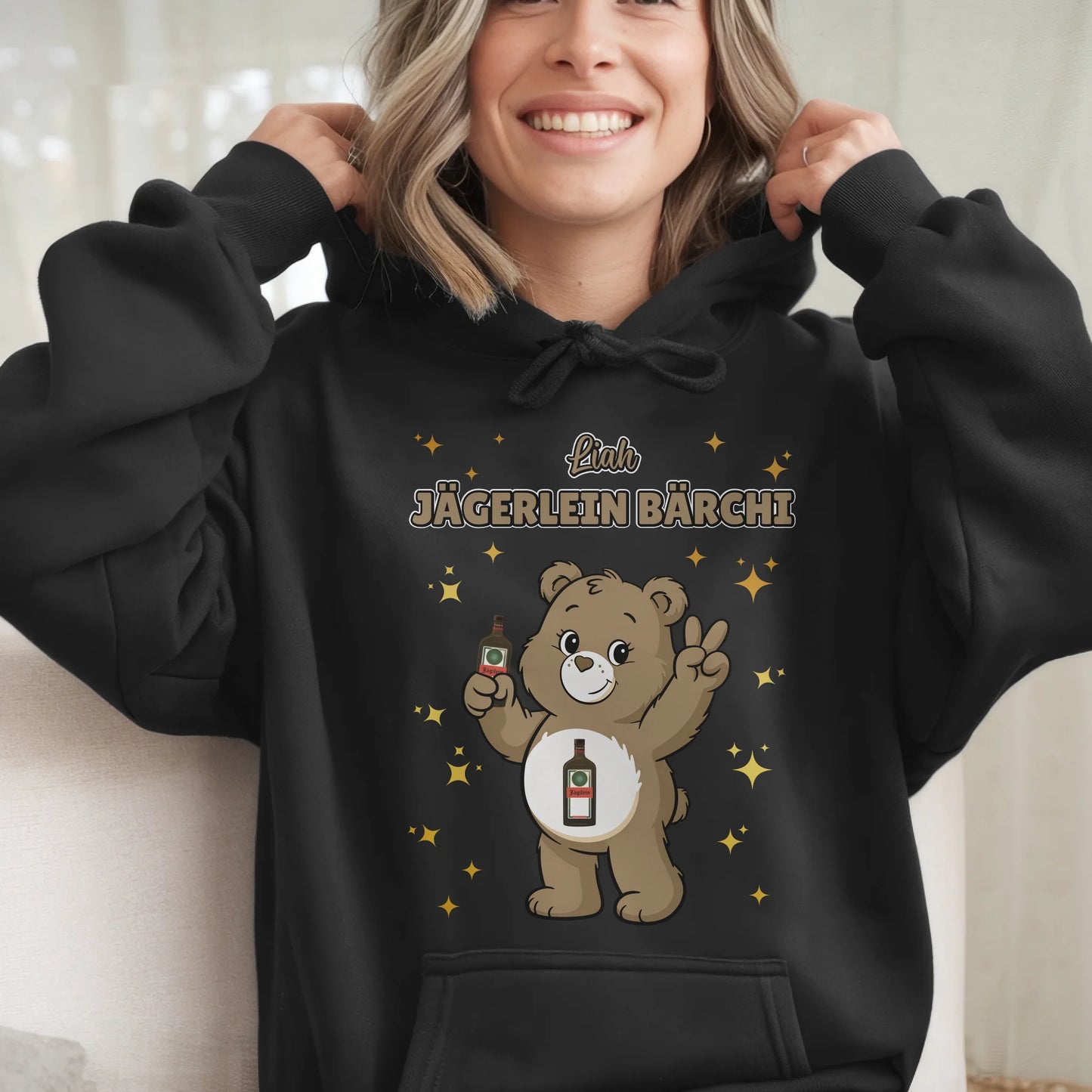Lustiger Hoodie SaufbĂ€rchi JĂ€gerlein BĂ€rchi Sauf BĂ€rchi Hoodie fĂŒr JGA 6