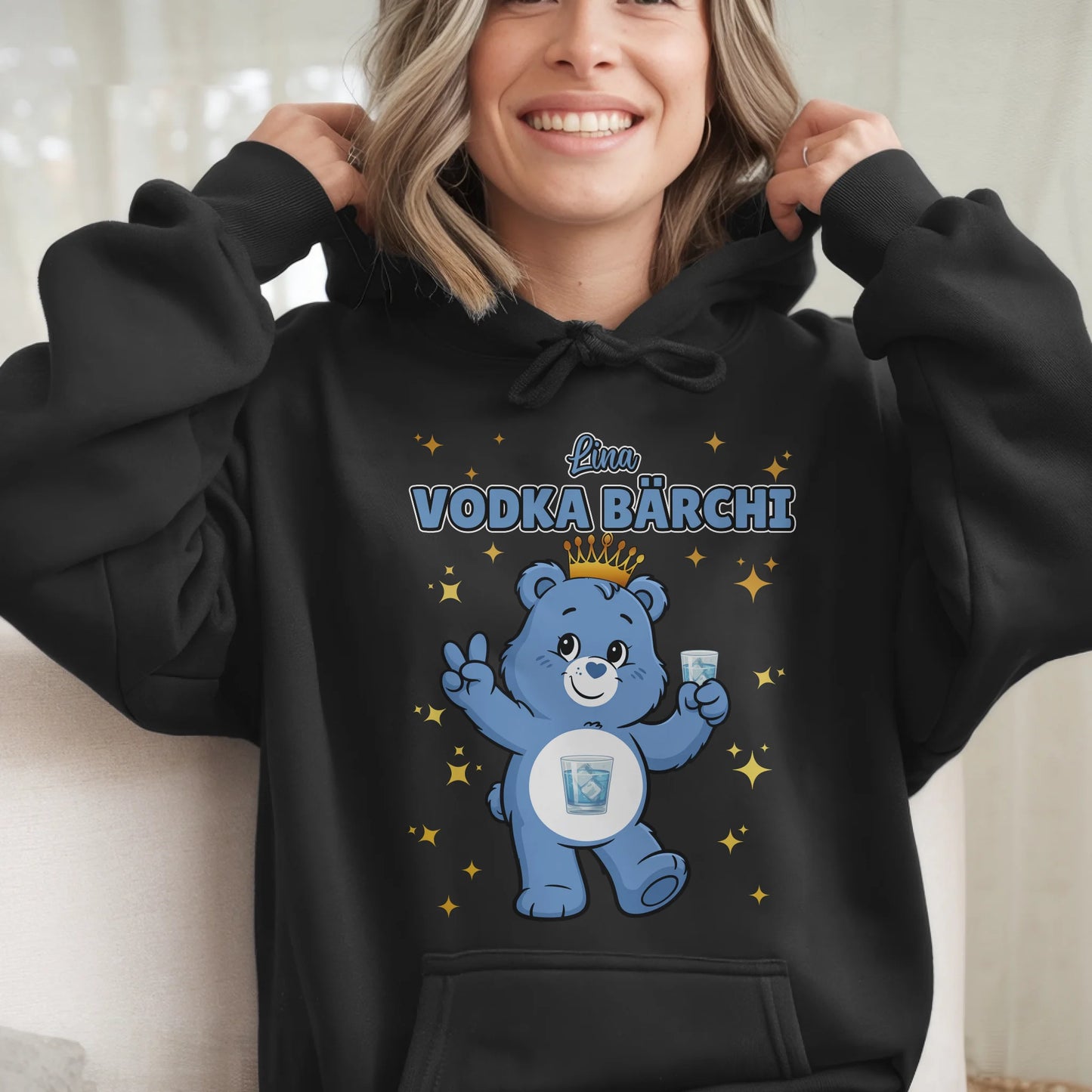 SaufbĂ€rchi Hoodie Vodka BĂ€rchi Sauf BĂ€rchi Hoodie fĂŒr JGA und Party 6