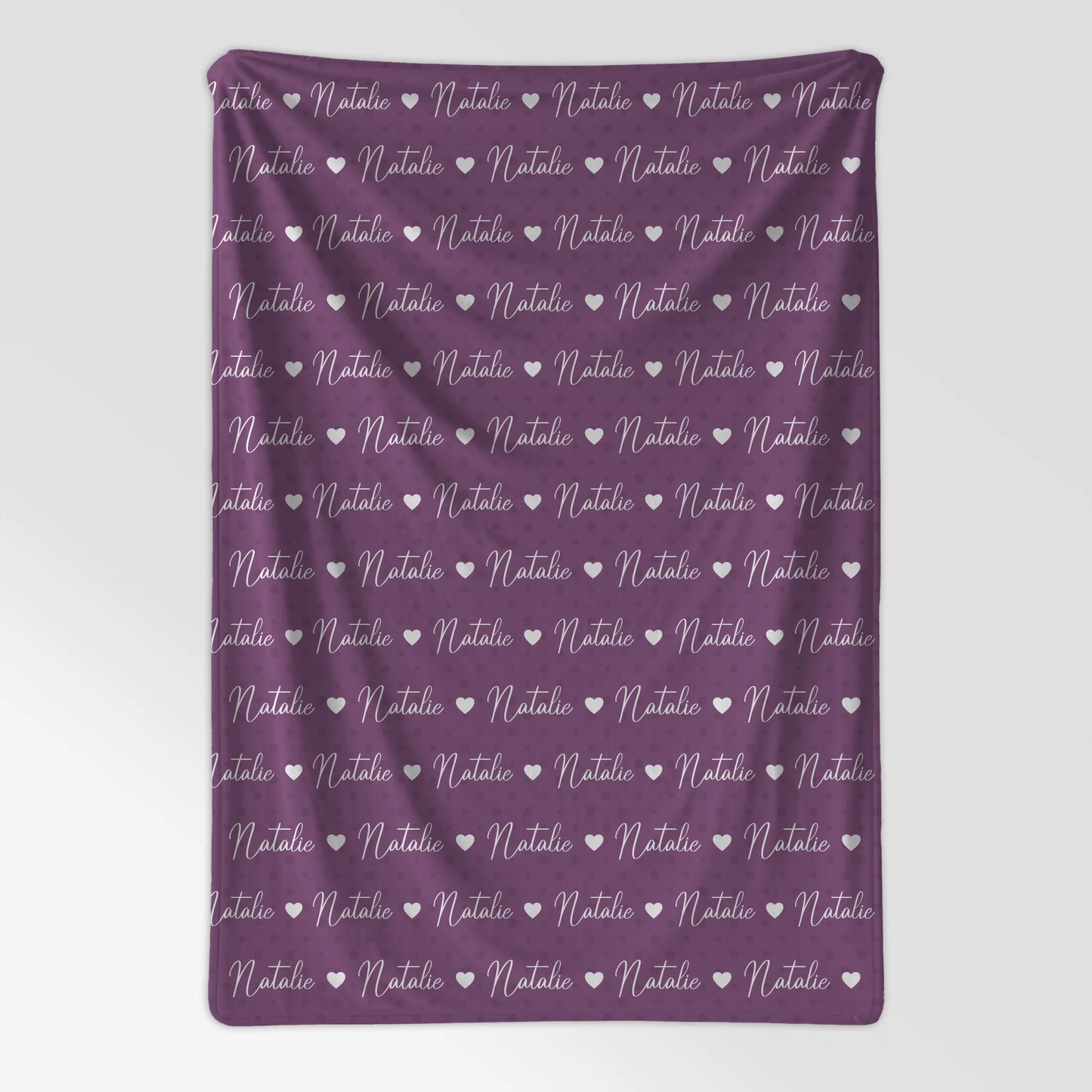 Babydecke Babykuscheldecke Mit Namen Rotlila