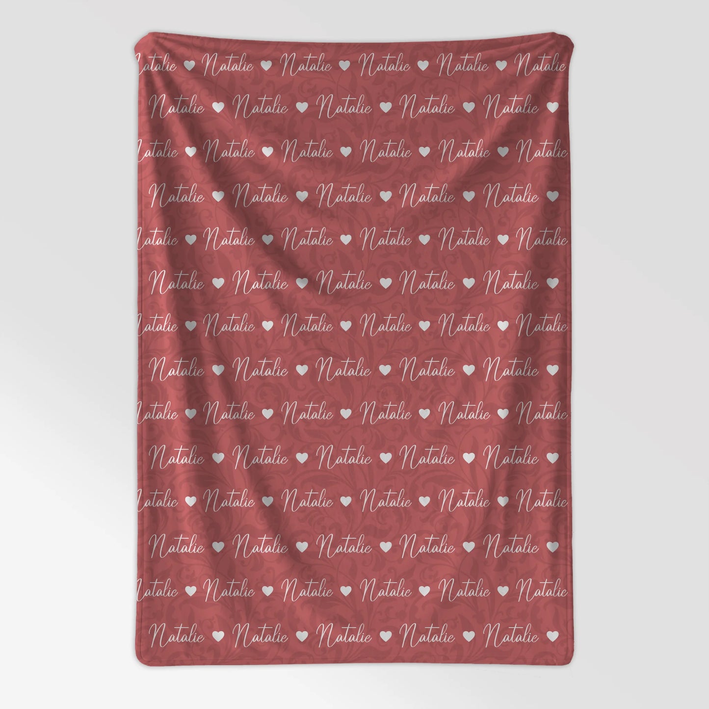 Personalisierte Babydecke Mit Namen Altrosa