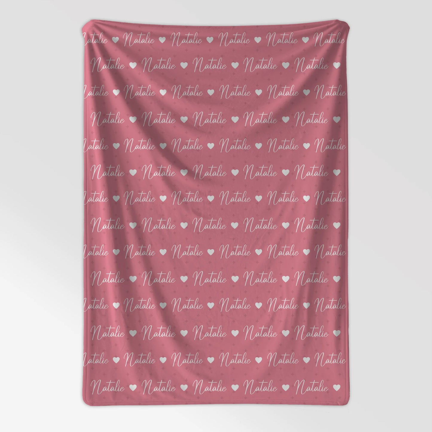 Kuscheldecke Mit Namen Kinderdecke Hellrosa