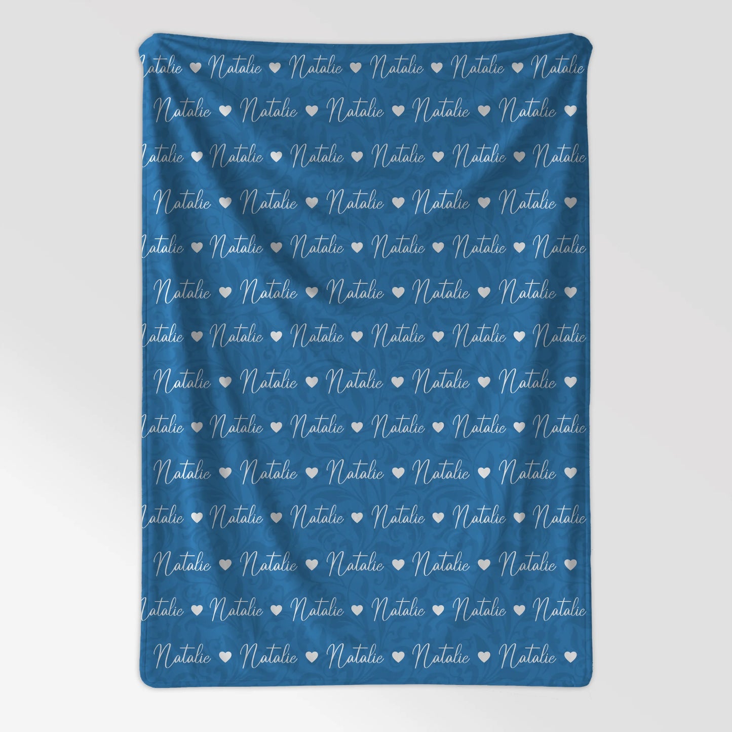 Kuscheldecke Mit Namen Kinderdecke Lichtblau