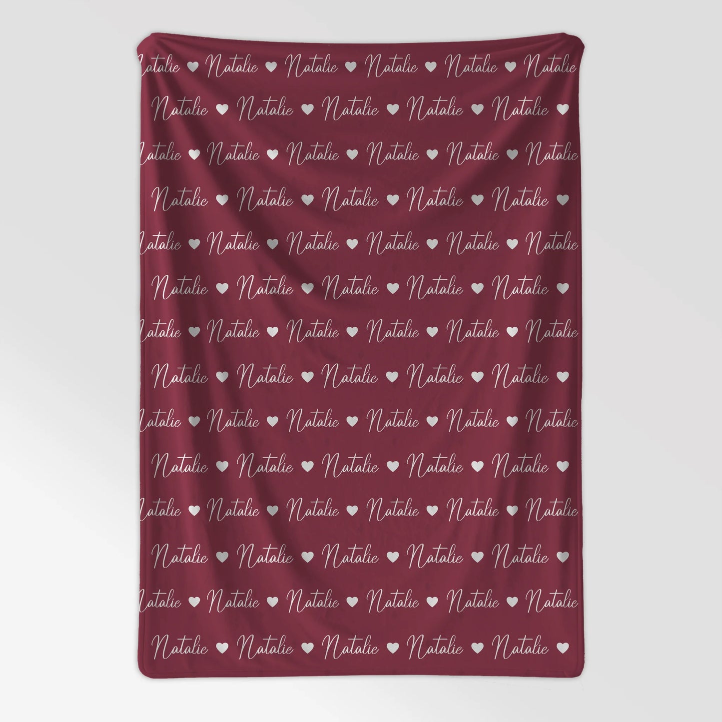 Kinderdecke Personalisiert Kuscheldecke Mit Namen Rotviolett