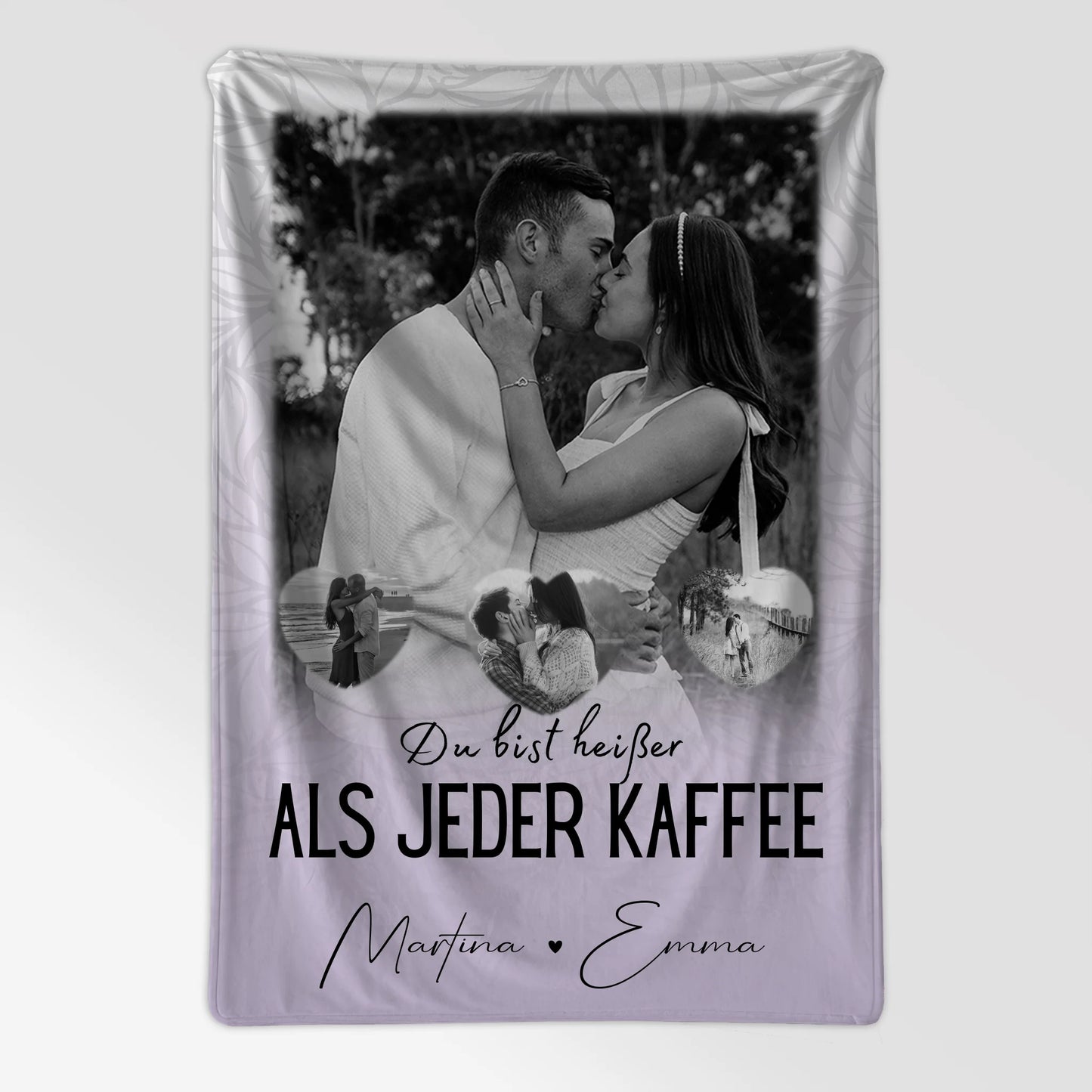 Decke Mit Namen 1 Foto und 3 Kleine Herz Fotos Du Bist Heißer Als Jeder Kaffee 7