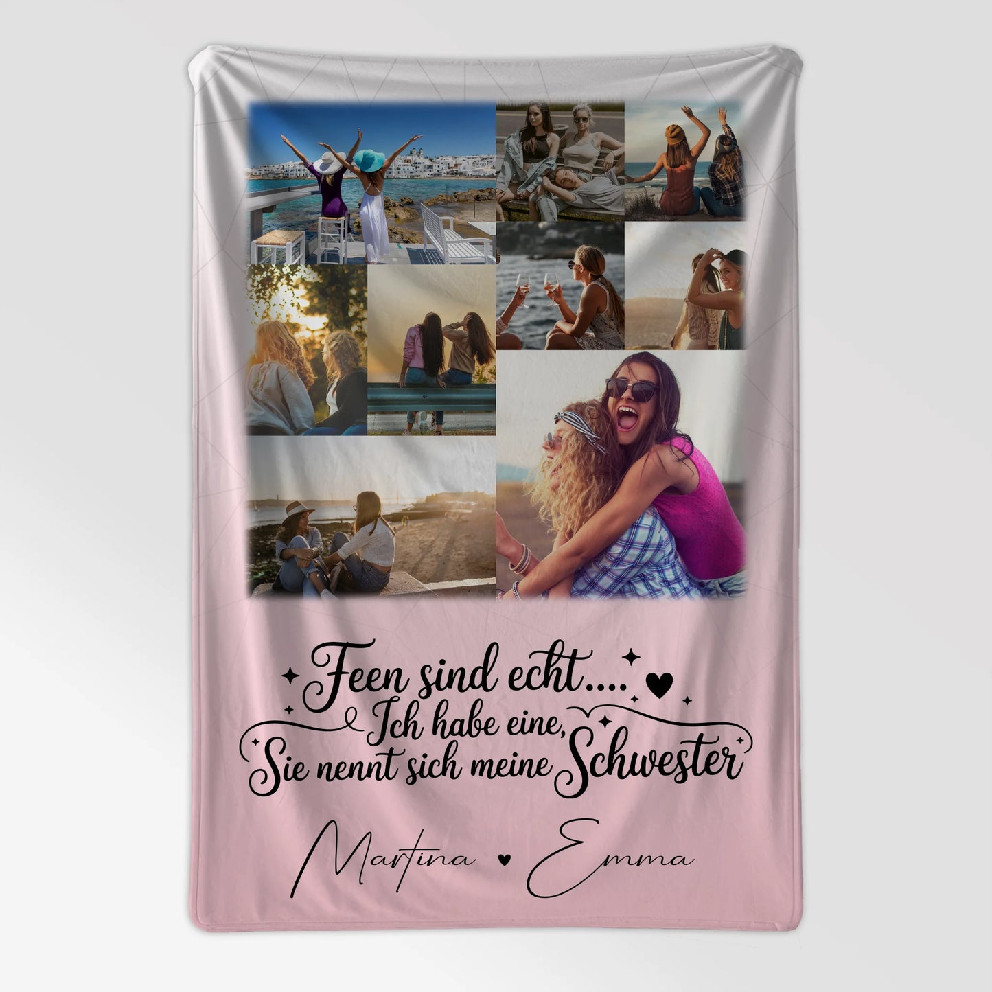 Personalisierte Kuscheldecke Mit Namen 9 Fotos Feen sind echt Geschenk für Kinder 7