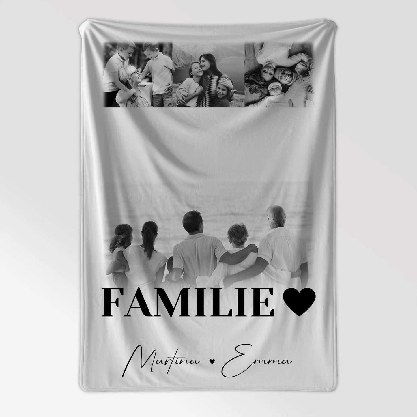 Personalisierte Kuscheldecke Mit Namen 4 Fotos Familie Geschenkidee 7