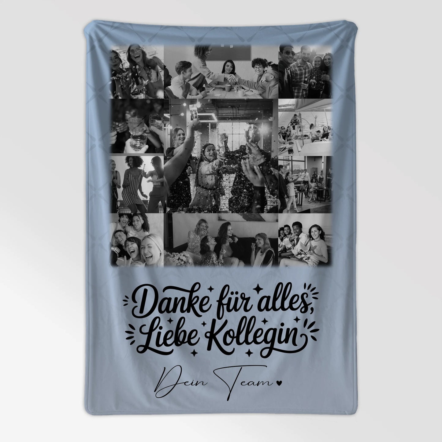 Personalisierte Kuscheldecke Mit Namen mit 11 Fotos Life is better with you in it Geschenk 7
