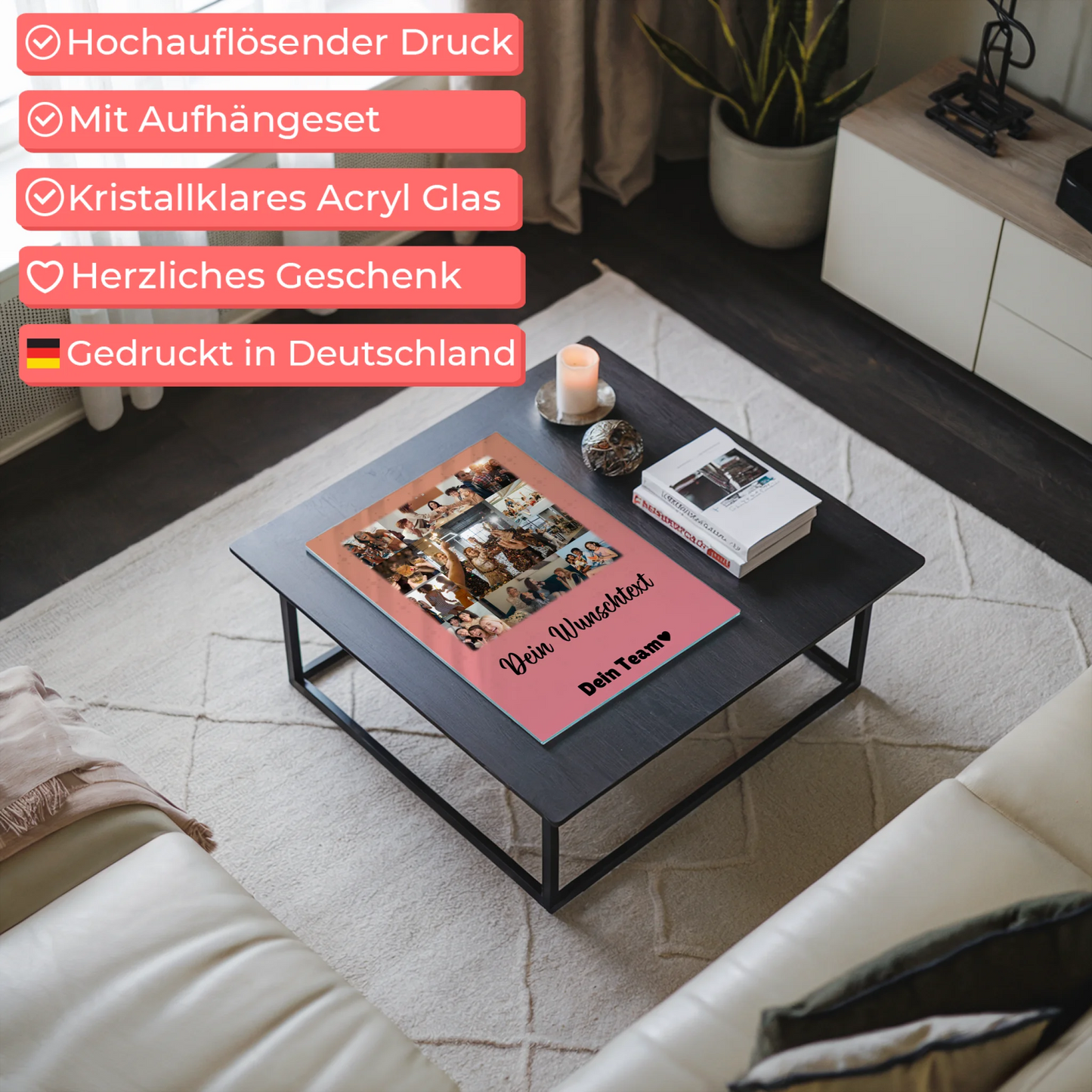 Acrylglas Mit Foto 11 Fotos Wunschtext Du bist mein Komisch personalisiertes Geschenk