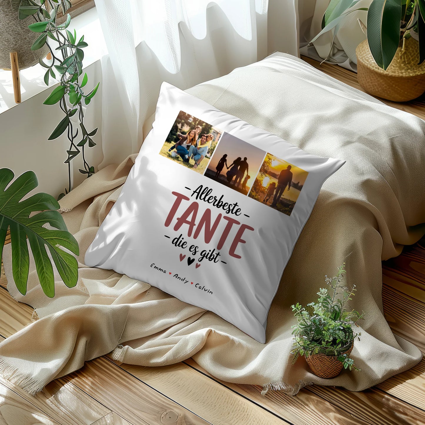 Tante Kissen Geschenk Fotocollage Tante Allerbeste Tante Die Es Gibt personalisiert