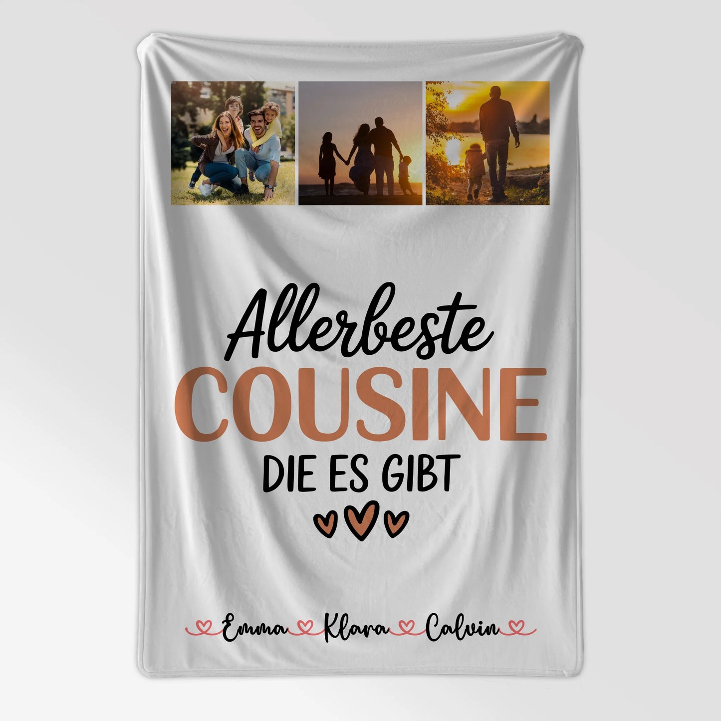 Personalisierte Kuscheldecke Mit Namen Fotocollage Cousine Allerbeste Cousine Die Es Gibt 7