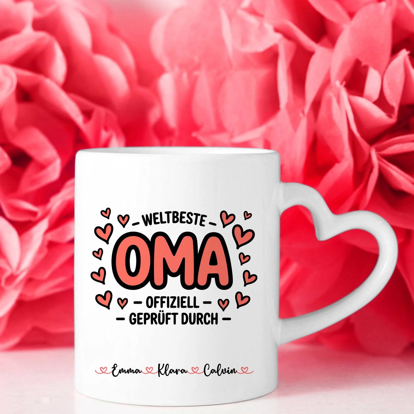 Personalisierte Tasse Oma Geschenk für Oma mit Namen Fototasse individuell bedruckt 8