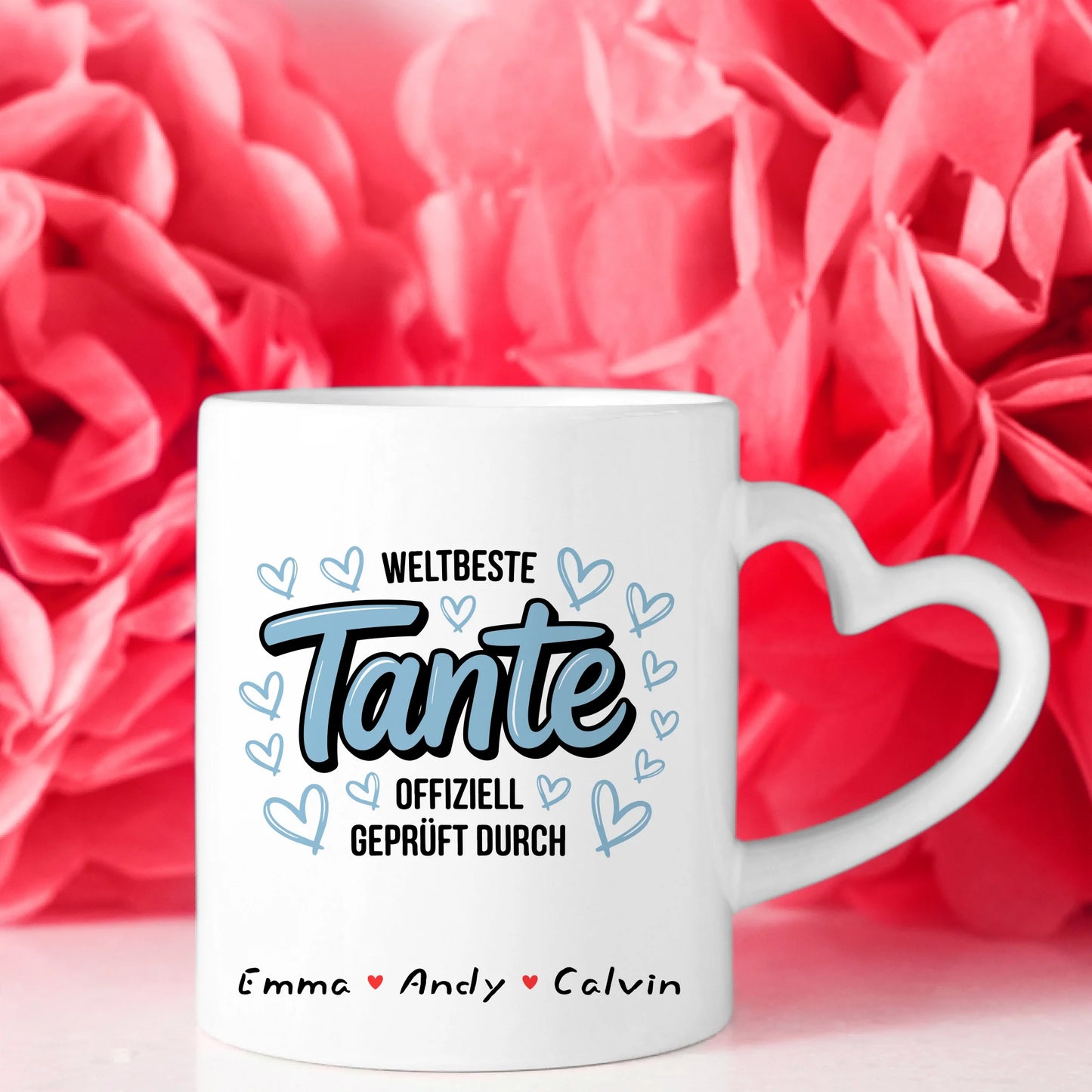 Tasse Mit Name für Tante Personalisiertes Geschenk Individuell Bedruckte Kaffeetasse 8