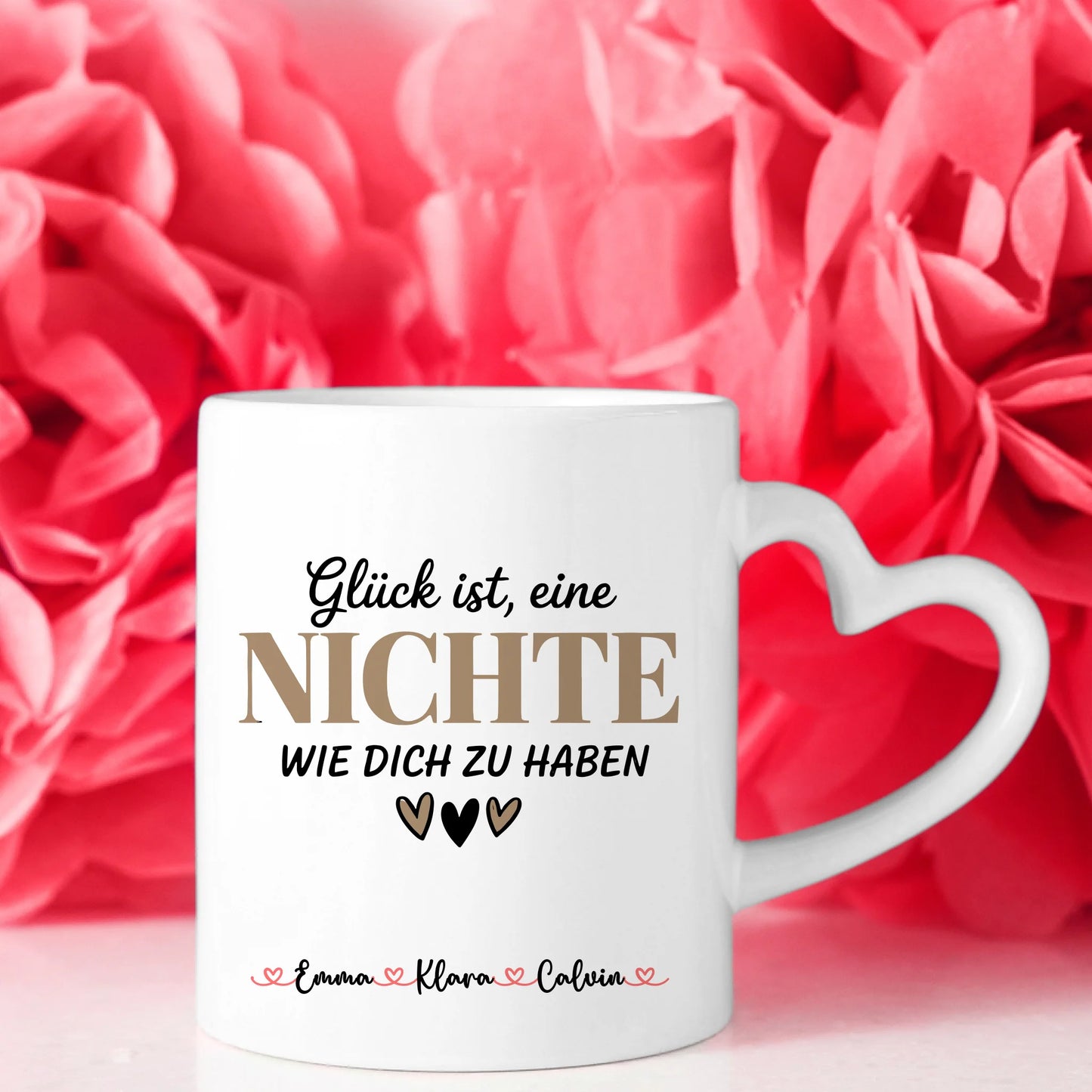 Personalisierte Tasse Mit Namen Nichte Geschenkidee für Mädchen Geburtstag 8