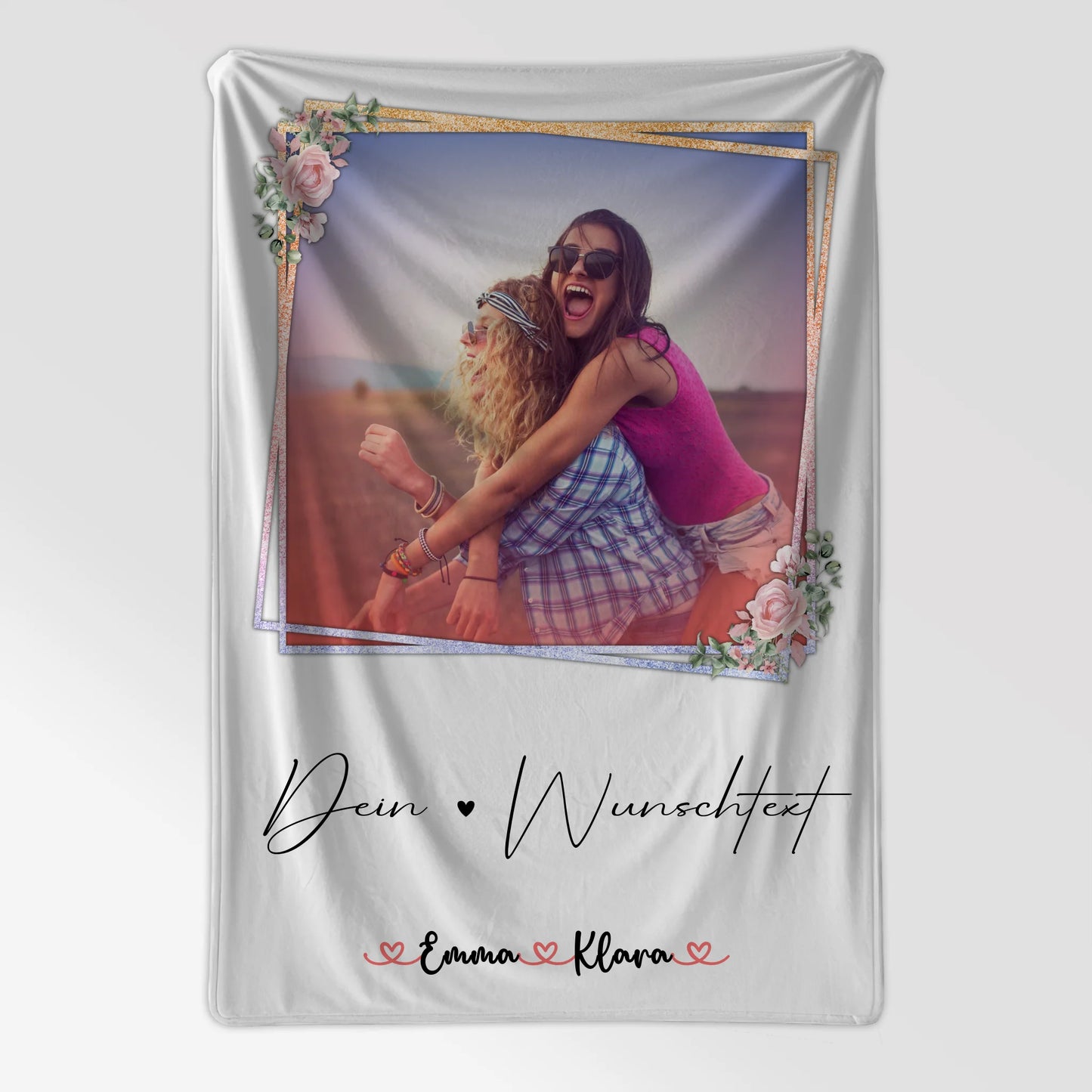 Kuscheldecke Mit Namen Tante 1 Foto & Wunschtext