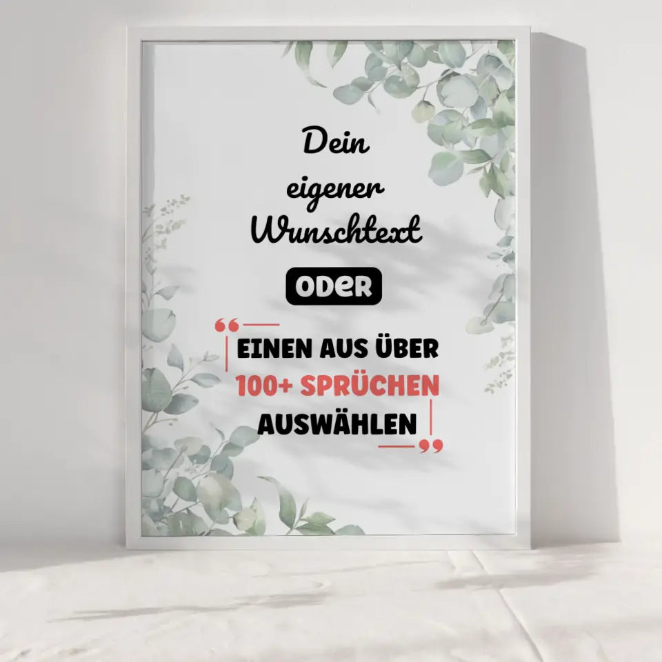 Poster mit Text selbst gestalten