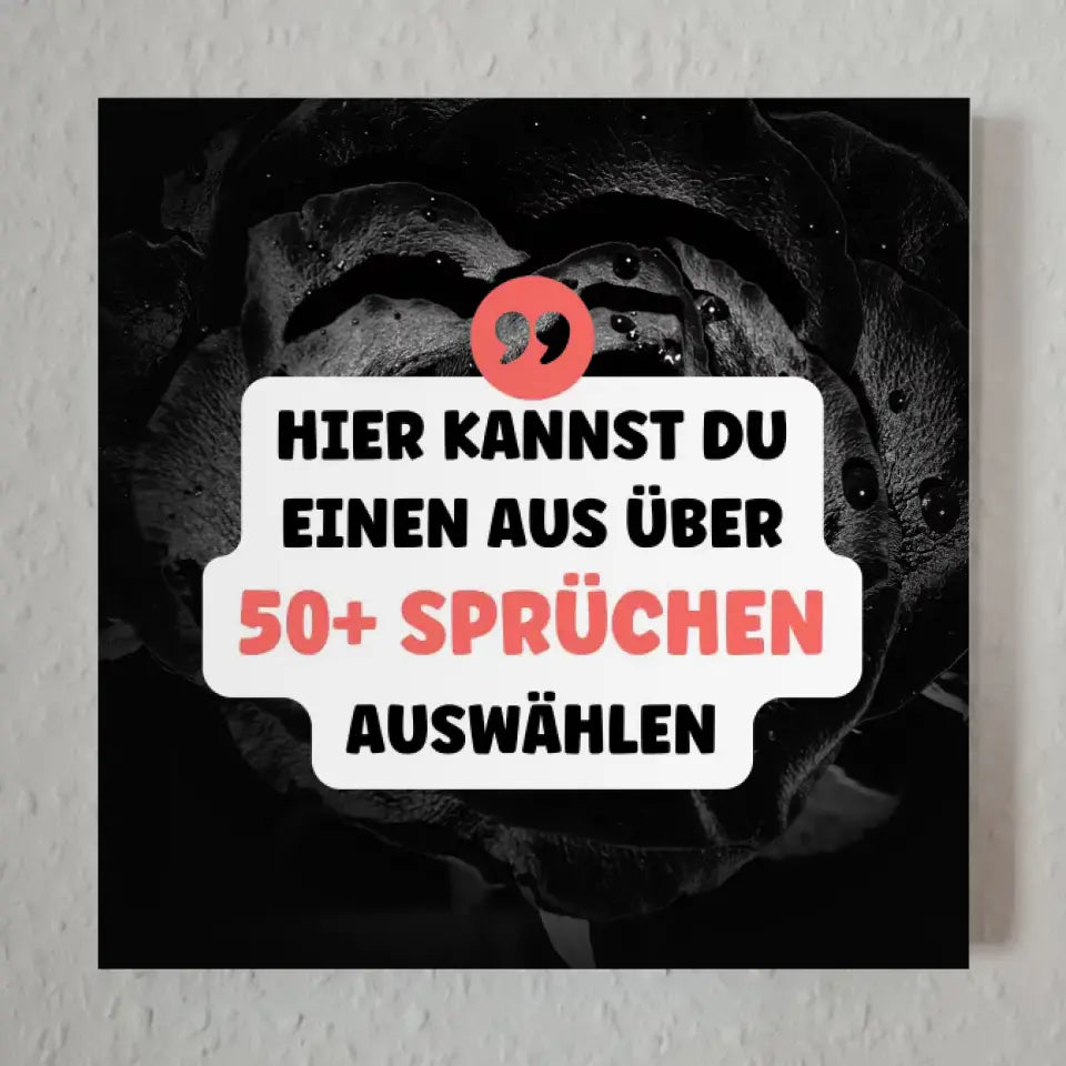 Fotoboard Schiefer Stil Fotokachel Mit Spruch oder Wunschtext