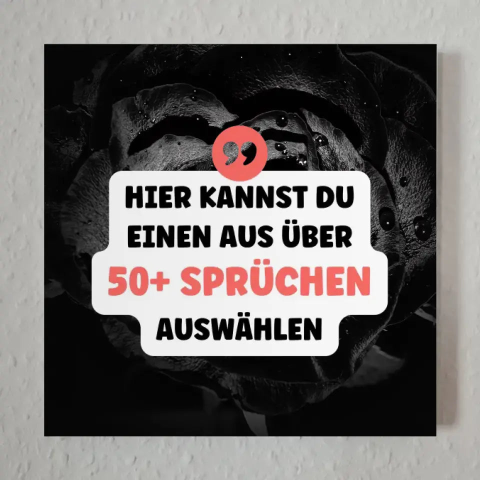 Fotoboard Schiefer Stil Fotokachel Mit Spruch oder Wunschtext