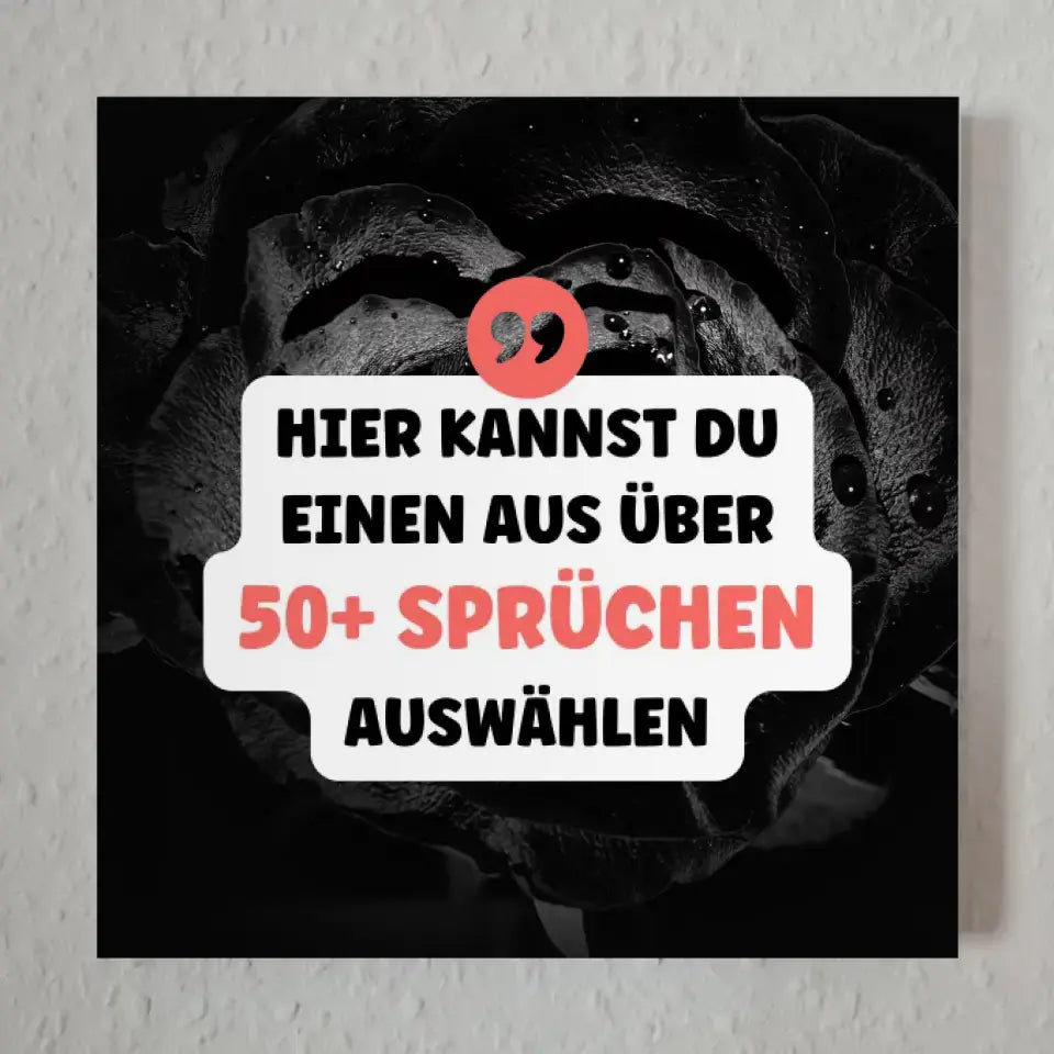 Fotoboard Schiefer Stil Fotokachel Mit Spruch oder Wunschtext