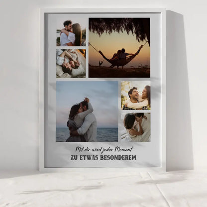 Fotogeschenk für Freundin Fotocollage Dieser Moment Mit Fotos
