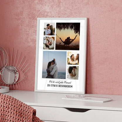 Fotogeschenk für Freundin Fotocollage Dieser Moment Mit Fotos