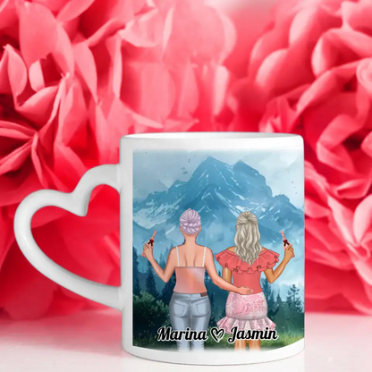 Personalisierte Tasse Mit Namen Alpen Berge Viele Kombinationen