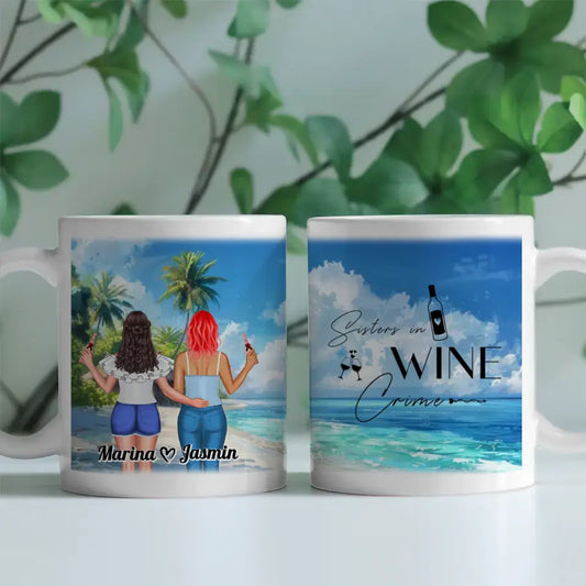 Beste Freundinnen Tasse Inselparadies Viele Kombinationen