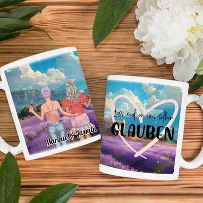 Freundinnen Tasse 2 Personen Mit Namen Frankreich Provence