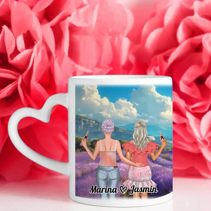 Freundinnen Tasse 2 Personen Mit Namen Frankreich Provence