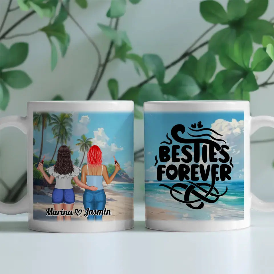 Beste Freundinnen Tasse Malediven Meer Besteis Forever