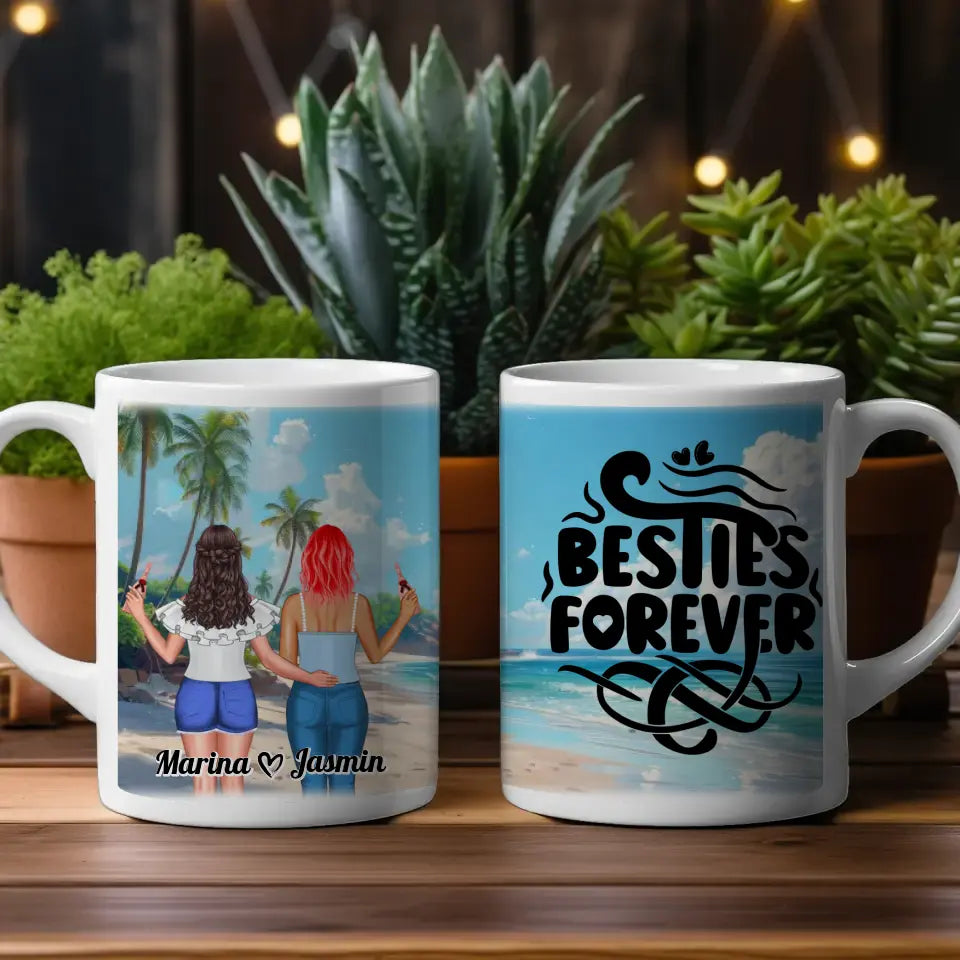 Beste Freundinnen Tasse Malediven Meer Besteis Forever