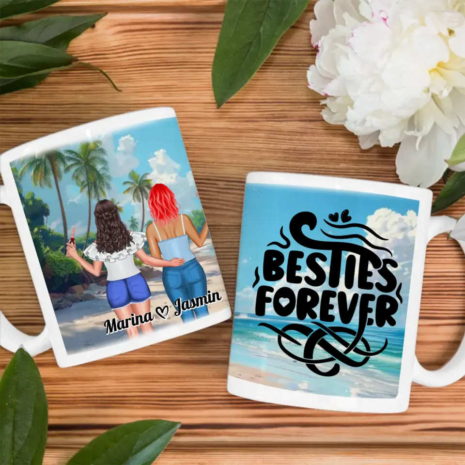 Beste Freundinnen Tasse Malediven Meer Besteis Forever