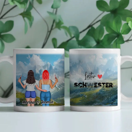 Tasse Freundinnen Dolomiten Läster Schwester
