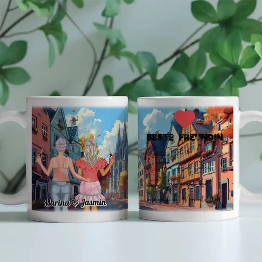 Freundinnen Tasse 2 Personen Kölner Altstadt Beste Freundin ein Titel