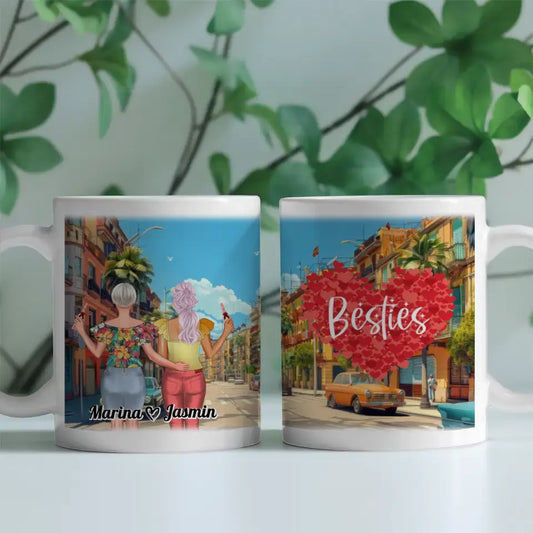 Freundinnen Tasse Kuba Altstadt Personalisiert Besties