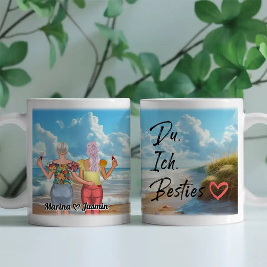 Freundinnen Tasse Du Ich Besties Nordsee Dünen Du Ich Besties