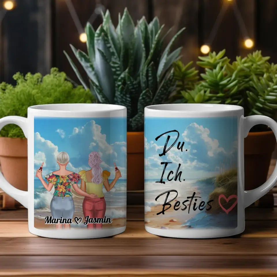 Freundinnen Tasse Du Ich Besties Nordsee Dünen Du Ich Besties