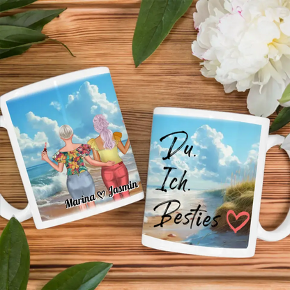 Freundinnen Tasse Du Ich Besties Nordsee Dünen Du Ich Besties