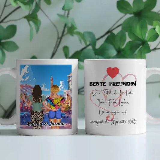 Tasse Freundinnen Mit Namen Las Vegas Strip Beste Freundin ein Titel