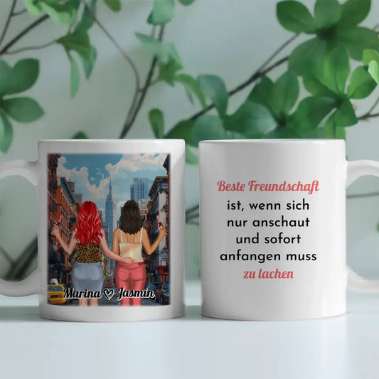 Freundinnen Tasse 2 Personen New York Timesquare