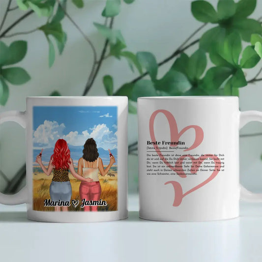 Beste Freundin Tasse Afrika