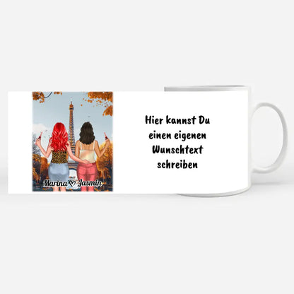 Beste Freundin Tasse Frankreich Eiffelturm 1 Besties Forever