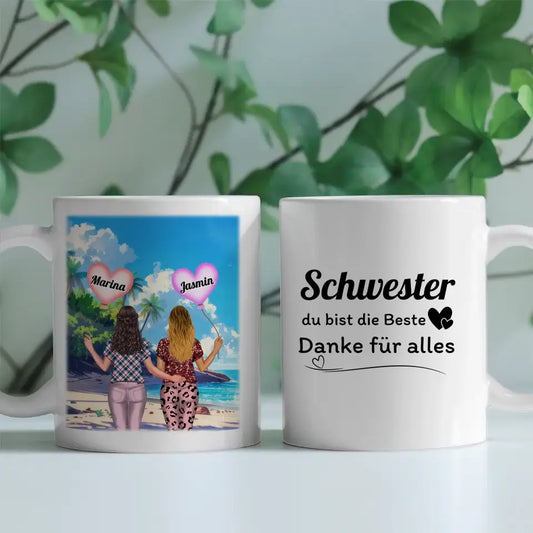 Tasse Für Schwester Schwester Bist die Beste Brandenburger Tor